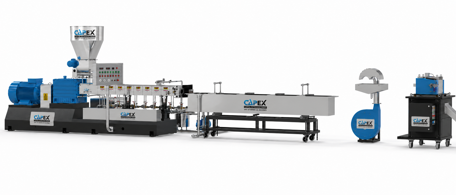 TWIN SCREW EXTRUDER MACHINE